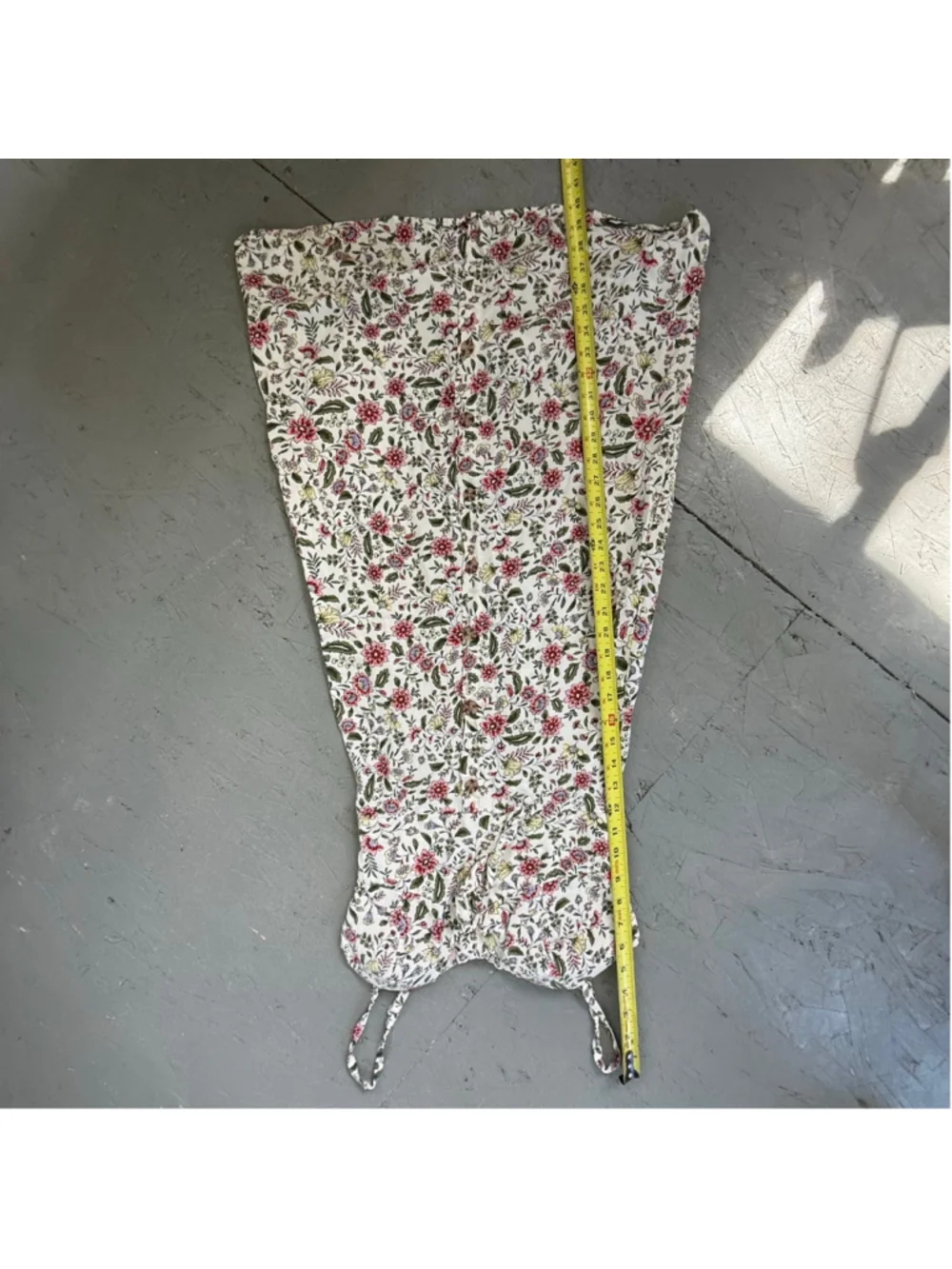 As U Wish Floral Tie-Front Midi Dress - Size S - Picture 4 of 10